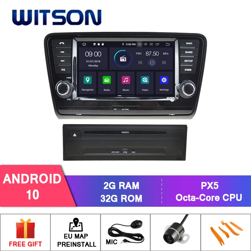 Witson Android 10 Car Radio for Skoda Octavia 2013 Video GPS Multimedia System