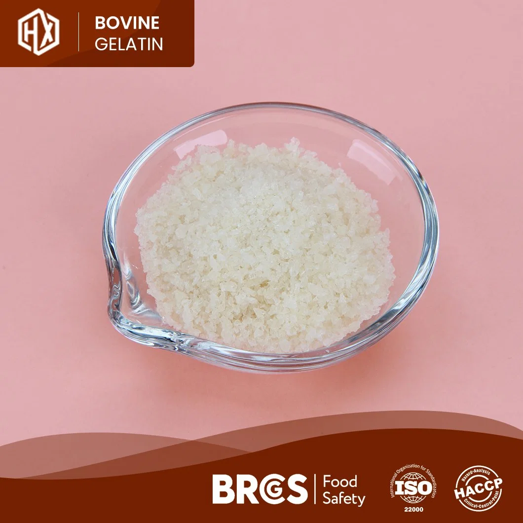 Haoxiang Quality Edible Bovine Skin Gelatin Free Sample Food Grade Halal Bovine Skin Gelatin China Supplier Free Sample Bovine Skin Food Grade Halal Gelatin