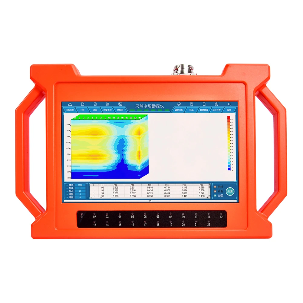 Pqwt-Gt1000A detección de agua subterránea 1000m profundidad 3D Análisis automático de mapas