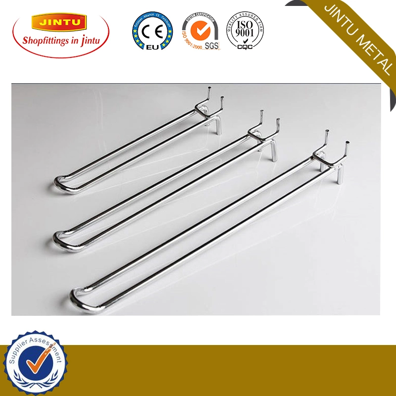 Single Wire Supermarket Displaying Hooks Jerwery Metal Hanging Hooks Pegboard 4mm Hooks