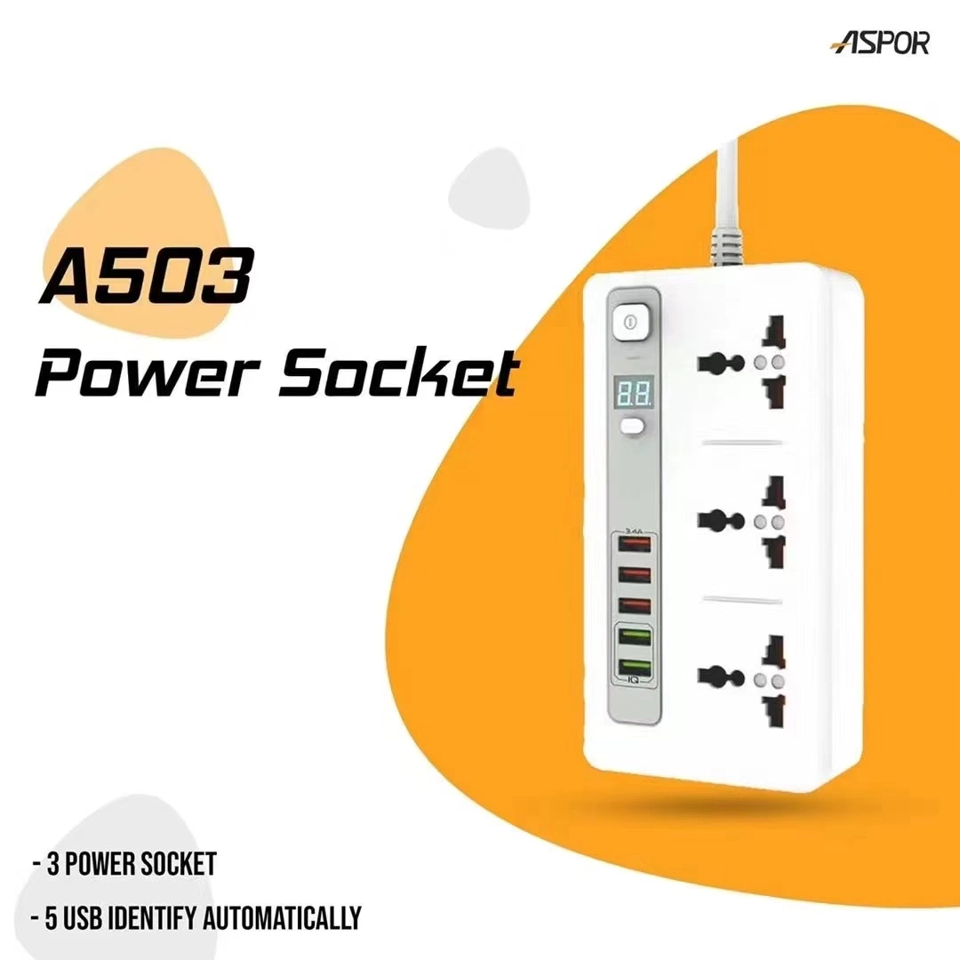 Factory Price Setting Digital Timing Cut off Power Iq Power Socket with Power Cord 200 Cm Plus Us/UK/EU Connector for Aspor in China