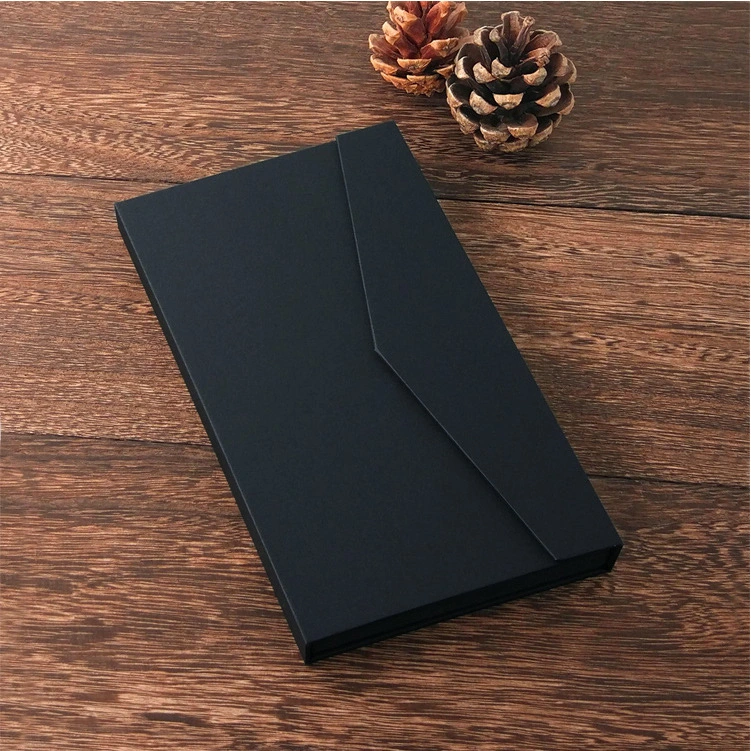 Contracted Style Notebook Shape Cardboard Magnetic Folding Electronic Mobile Phone Cases Packaging Box