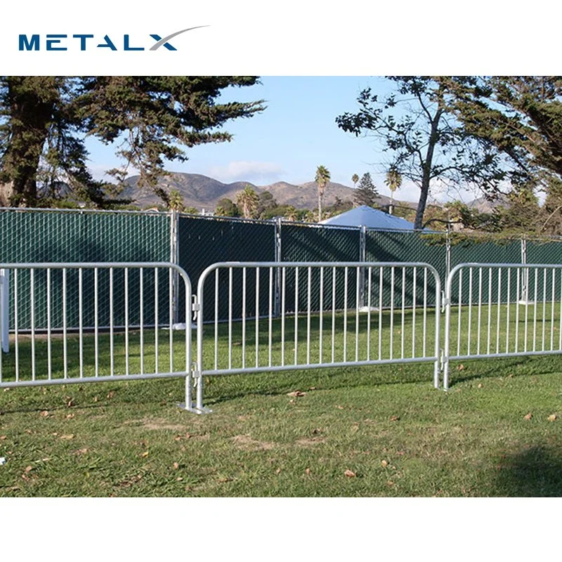 Cheap Used Galvanized Road Safety Portable Metal Barricade Event Crowd Control Traffic Barriers for Temporary/Parking