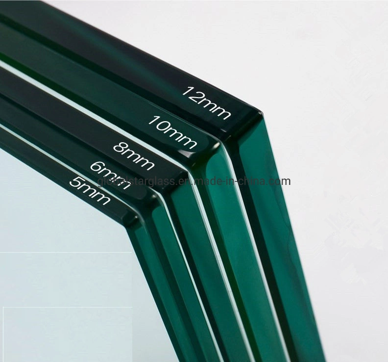 3mm/4mm/5mm/6mm/8mm/10mm/12mm/15mm/19mm Tinted/Clear Tempered Glass/Toughened Glass with Certificate Factory Price