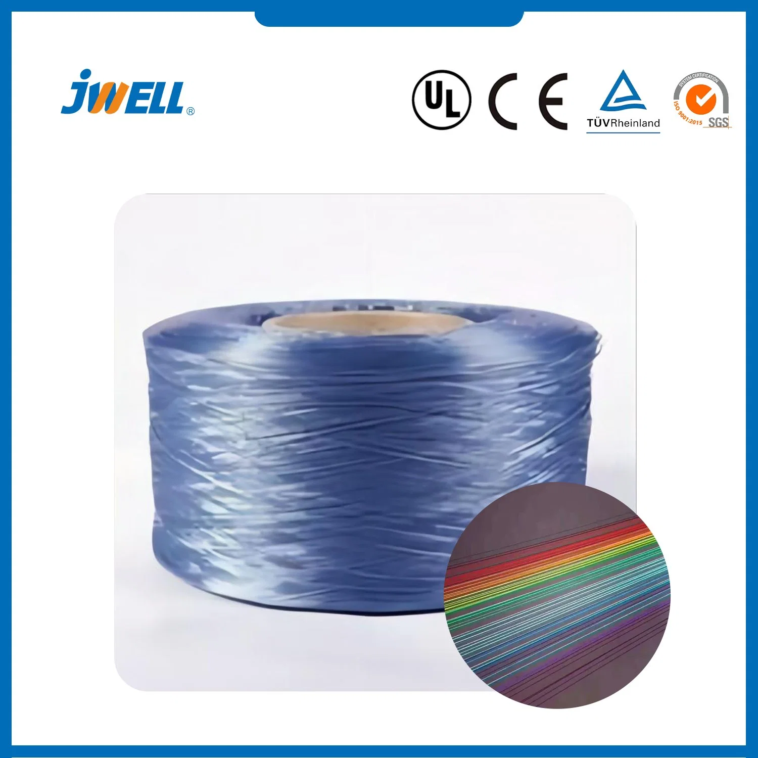 Jwell PP FDY Industrial Yarn Technology and Spinning Glass Fiber Mat Line Production