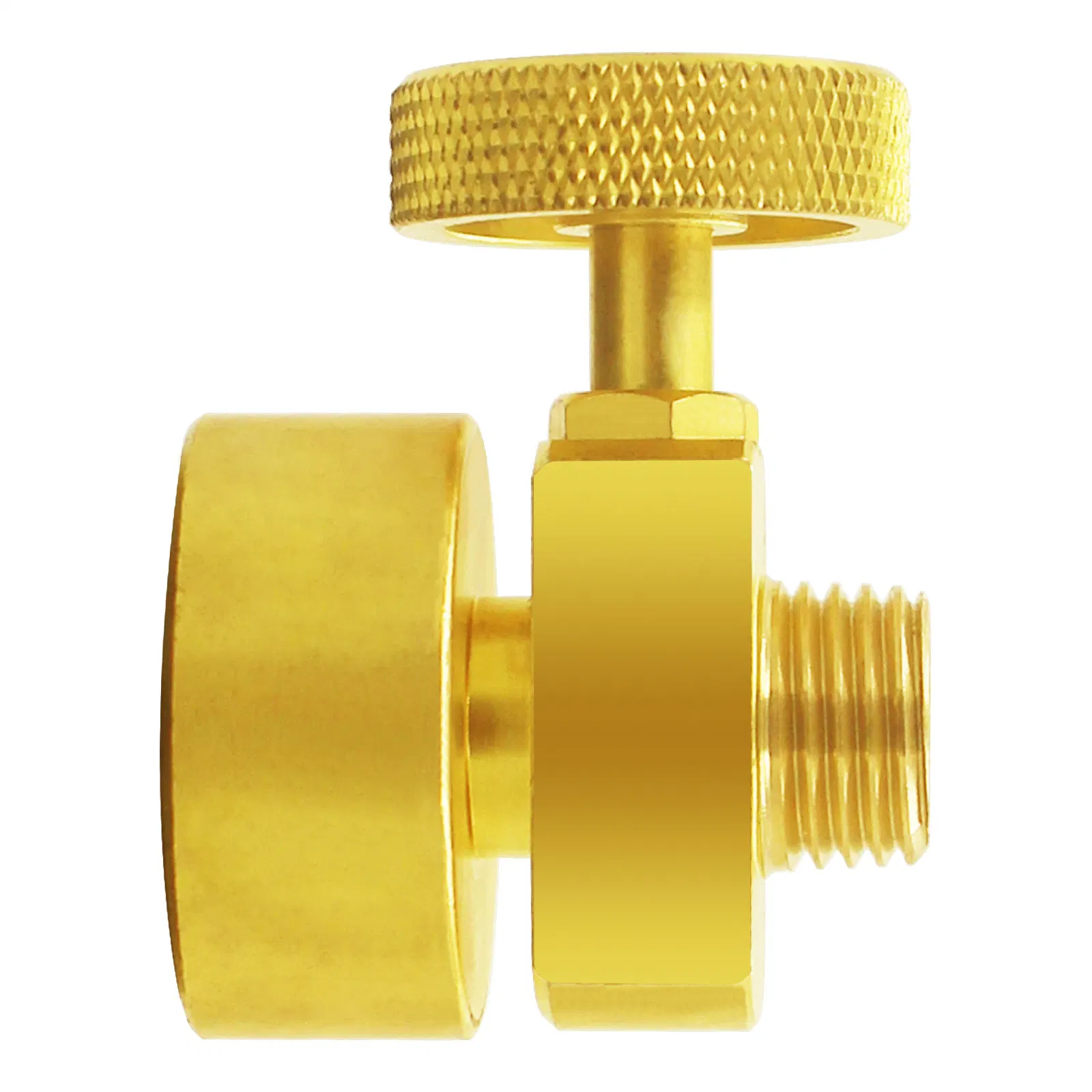 Brass 1lb controlar a válvula de agulha com 1/4 de polegada rosca externa NPT e rosca interna M8*1, equipados com estabilizador de tensão Device