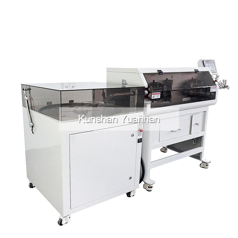 Automatic Large Gauge Power Cable Wire Stripping Machine Available to Add Wire Take up Device