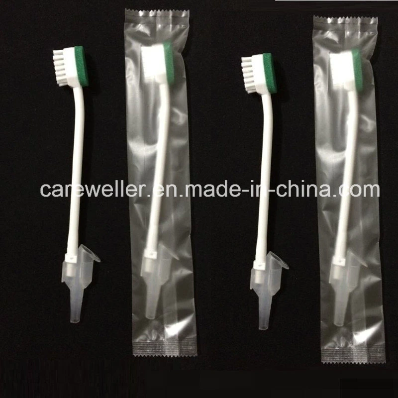 Disposable Dental Sponge Brush with Suction Tip for Cleaning