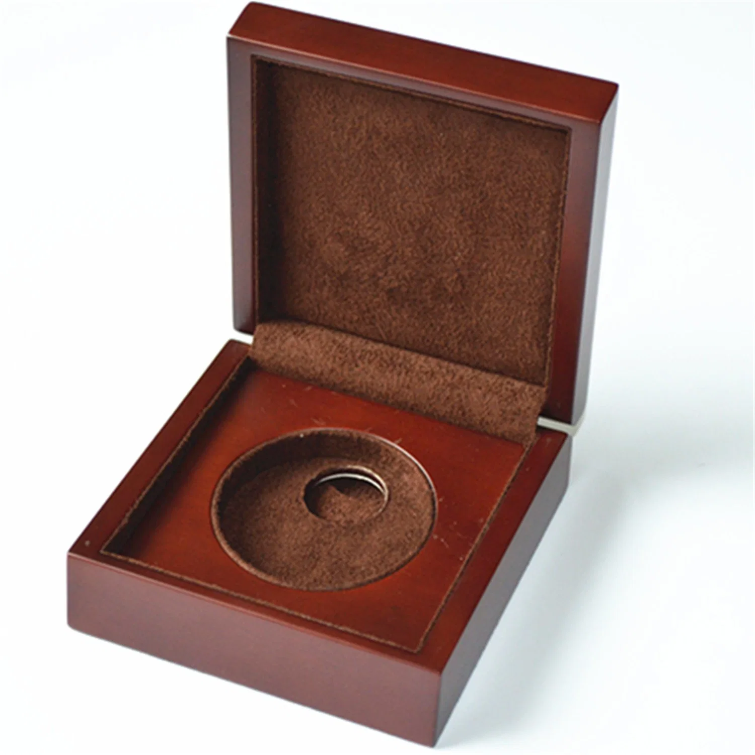 High End Slippy Removable Insert Custom Wooden Gift Box for Commemorative Coins