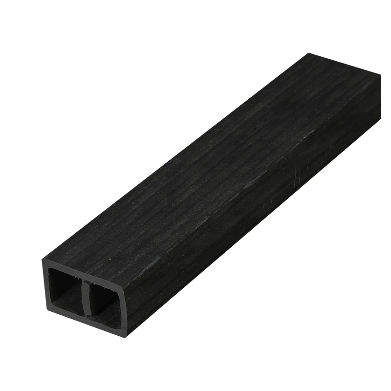 WPC/Wood Plastic Composite Fireproof Natural Timber Tube Exterior/Interior Decorative Material 25*25mm