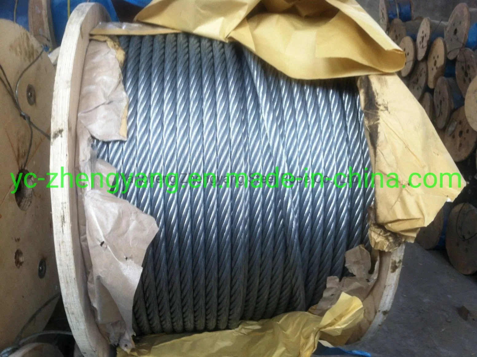 Hardware Ungalvanized Steel Wire Rope 6X37+Sc with One Color Strand A2