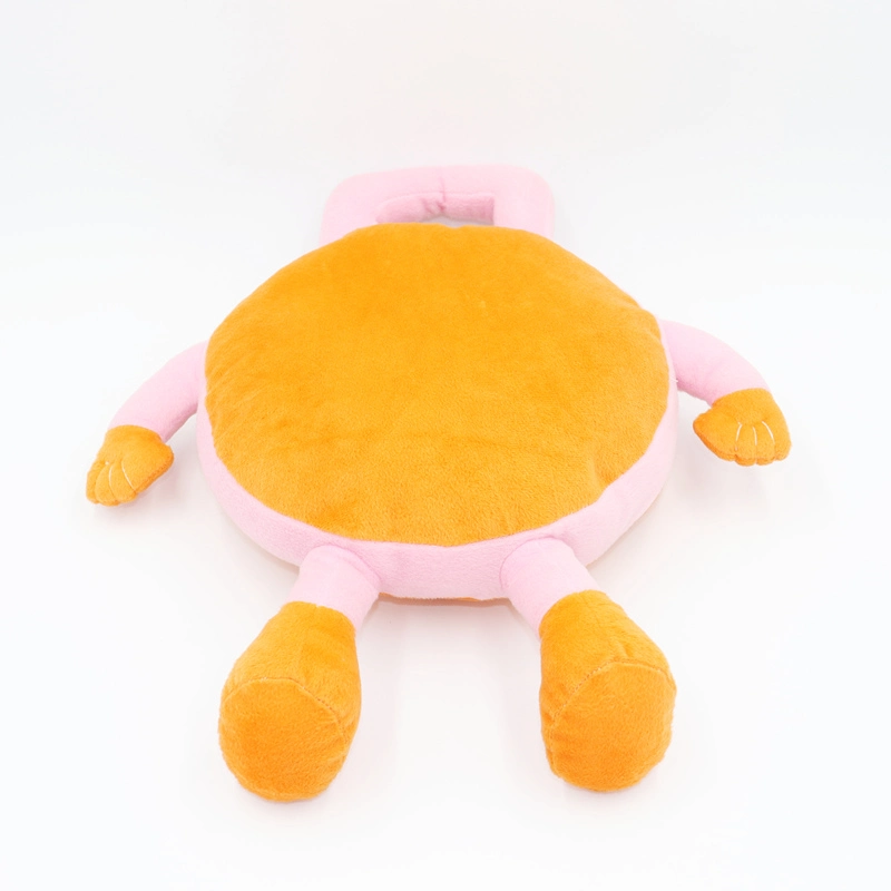 Soft Stuffed Embroidered Plush Clock Toy Pillow Cushion for Kids