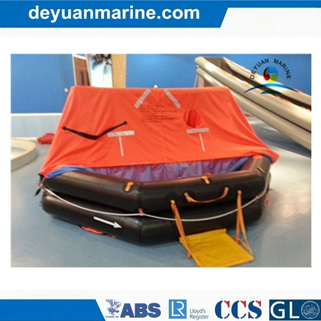 Ec Approval 6 Persons Throw-Overboard Inflatable Life Raft