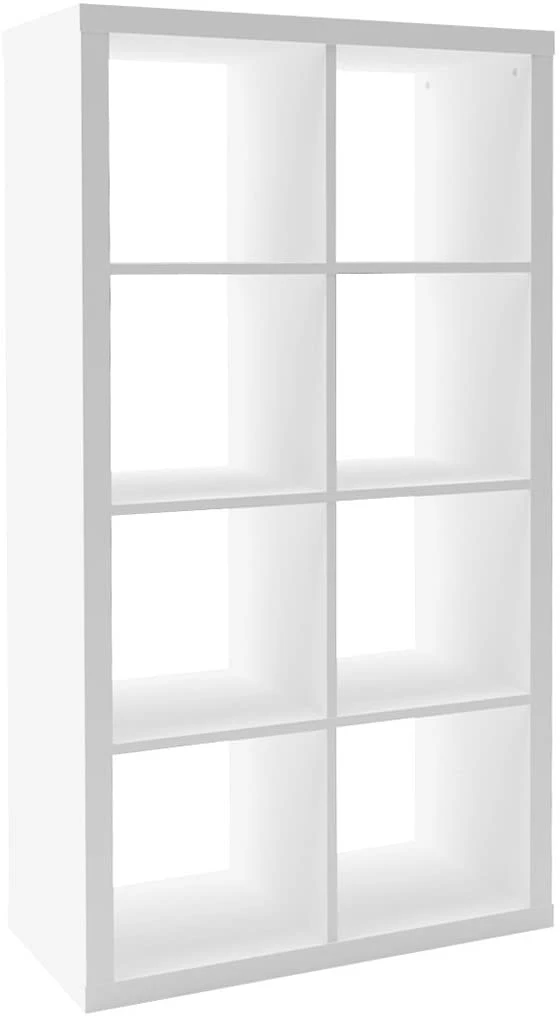 Librería Independiente de almacenamiento decorativos pantalla estanterías estantería y separador de ambientes 5 niveles de estantería de madera