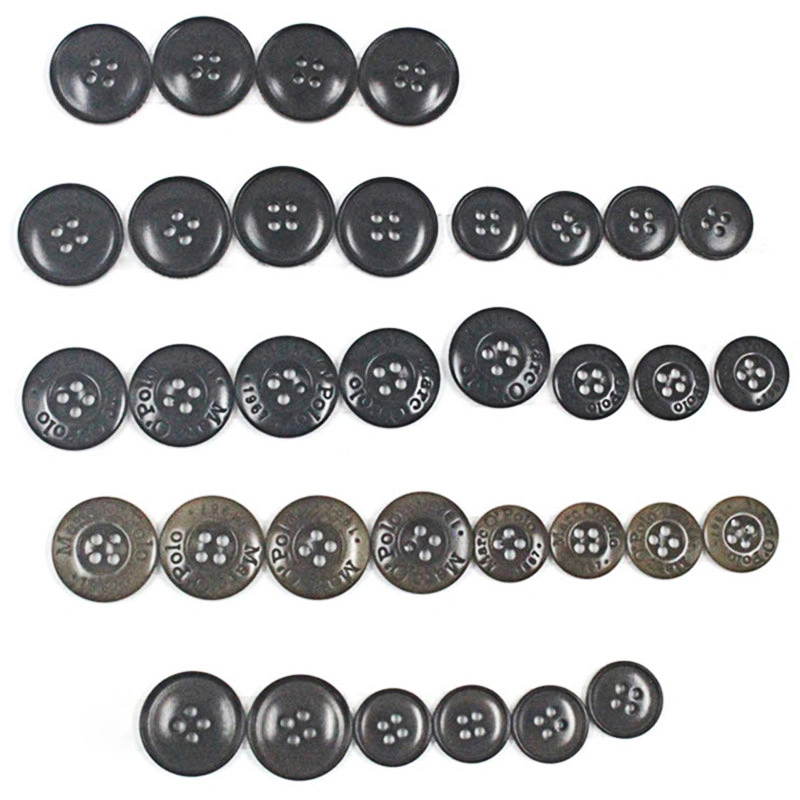 China Designer Four Hole Round Colorful Laser Craft Sewing Fruit Nut Corozo Natural Corozo Suit Buttons