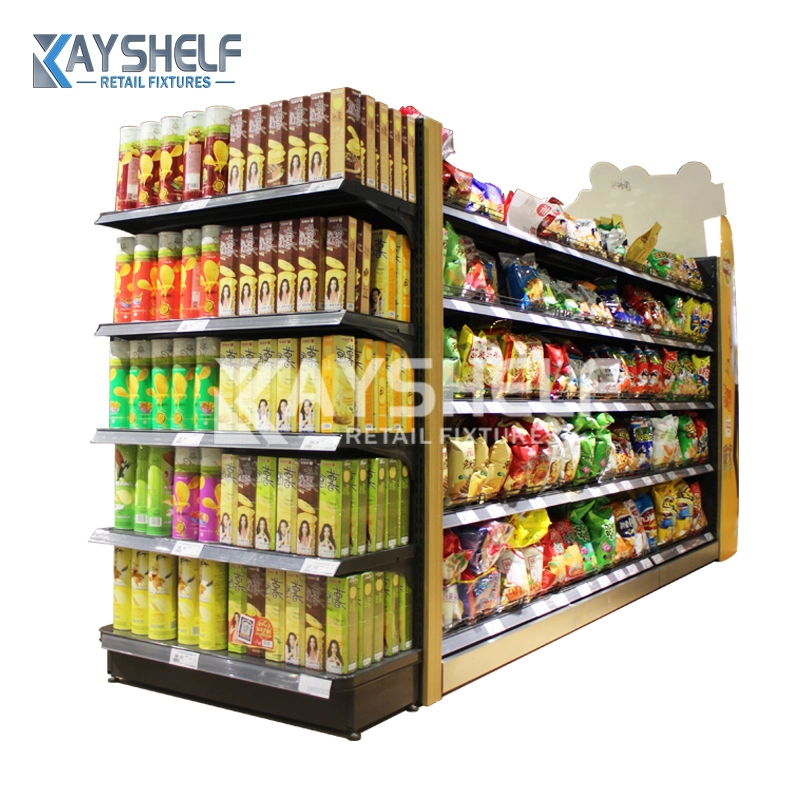 Modern Retail Shop Gondola Shelving System Grocery Store Used Display Shelving for Sale