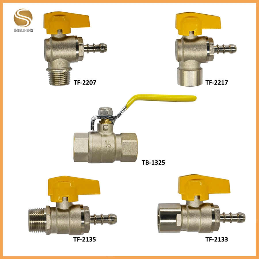 Customized 1/4 Inch-4 Inch Brass Forged Radiator Water Gas Control Ball Valve for Pipe Connection