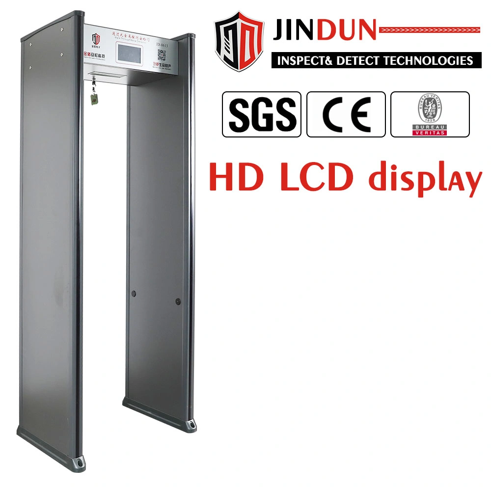 Security Archway Door 6 Zones Sensitivity Adjustable Walk Through Metal Detection Door