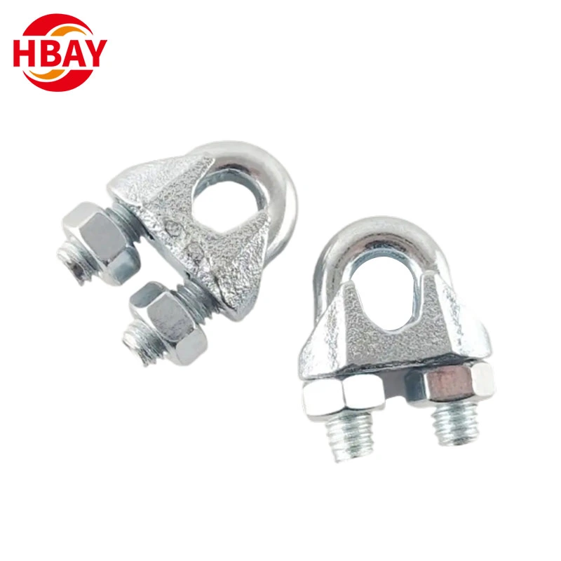 Newest Design High Tensile Galvanized Steel Wire Rope Cable Clamp