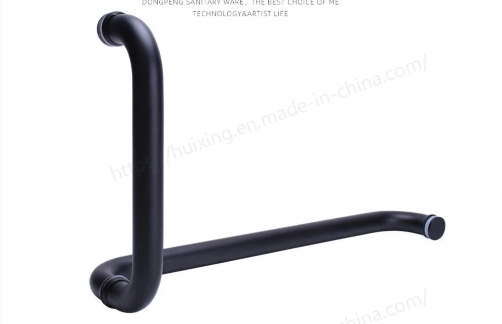 Stainless Steel Sliding L Shape Glass Door Handle for Shower Door