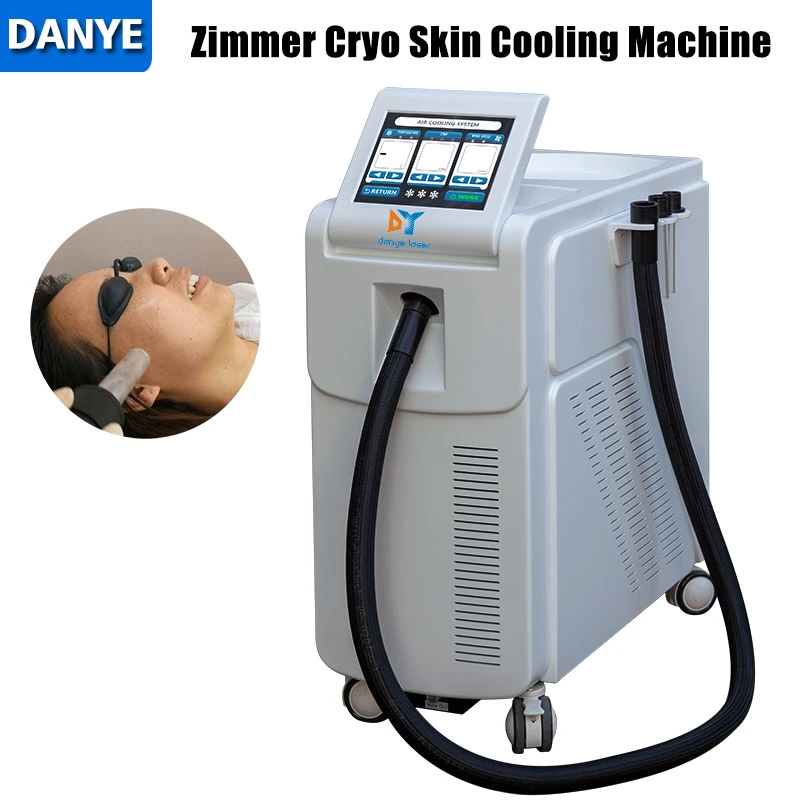 Salon de beauté équipement Zimmer Cooler Cryo Skin Cooling machine pour Traitement laser