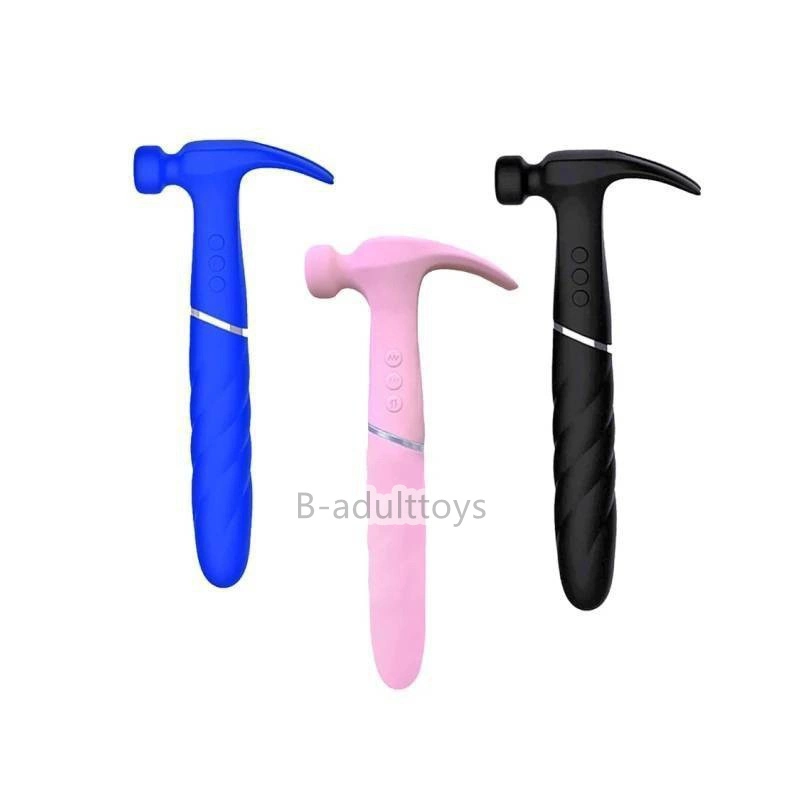 Women Adult Silicone Homemade 2023 Sex Toy Women Hammer Shape Rubber Vibrator for Adult Female