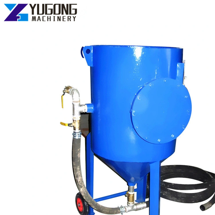 Mobile Trailer Industrial Sand Blasting Cleaning Machine