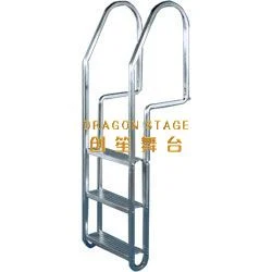 China Brand Marine Aluminum Step Ladders with Handrail