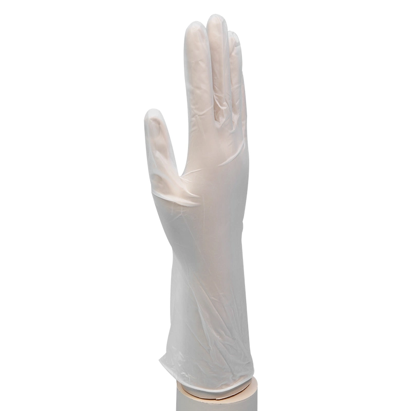 High quality/High cost performance  Length PE PVC Disposable Finger Elbow Length Natural Latex Gloves