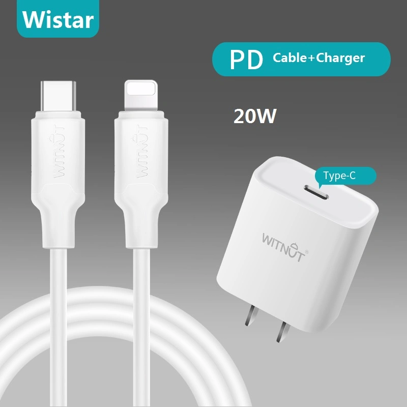 Pd Smartphone 20W Fast Charger and USB C Fast Charging Cable