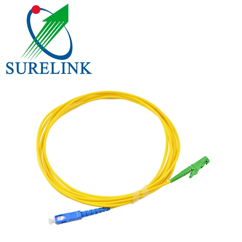 Surelink piscina 1core 2core fiber optic patch cord com LC/SC/ST/FC Ficha queda de fibras patch cord