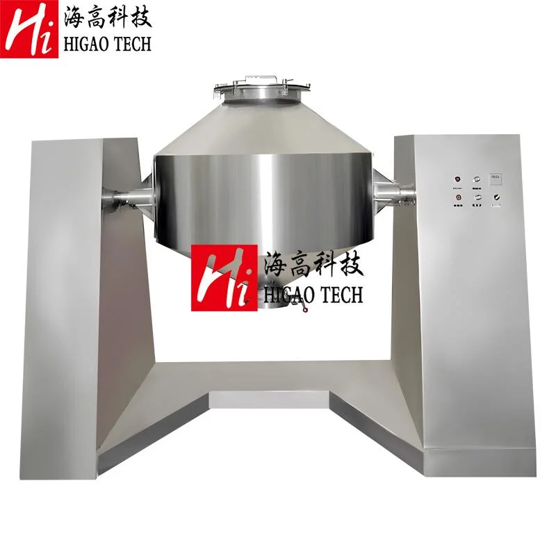 30kg Lab Scale Rotating Drum Ribbon Blender Mixer Machine for Powder Mixing