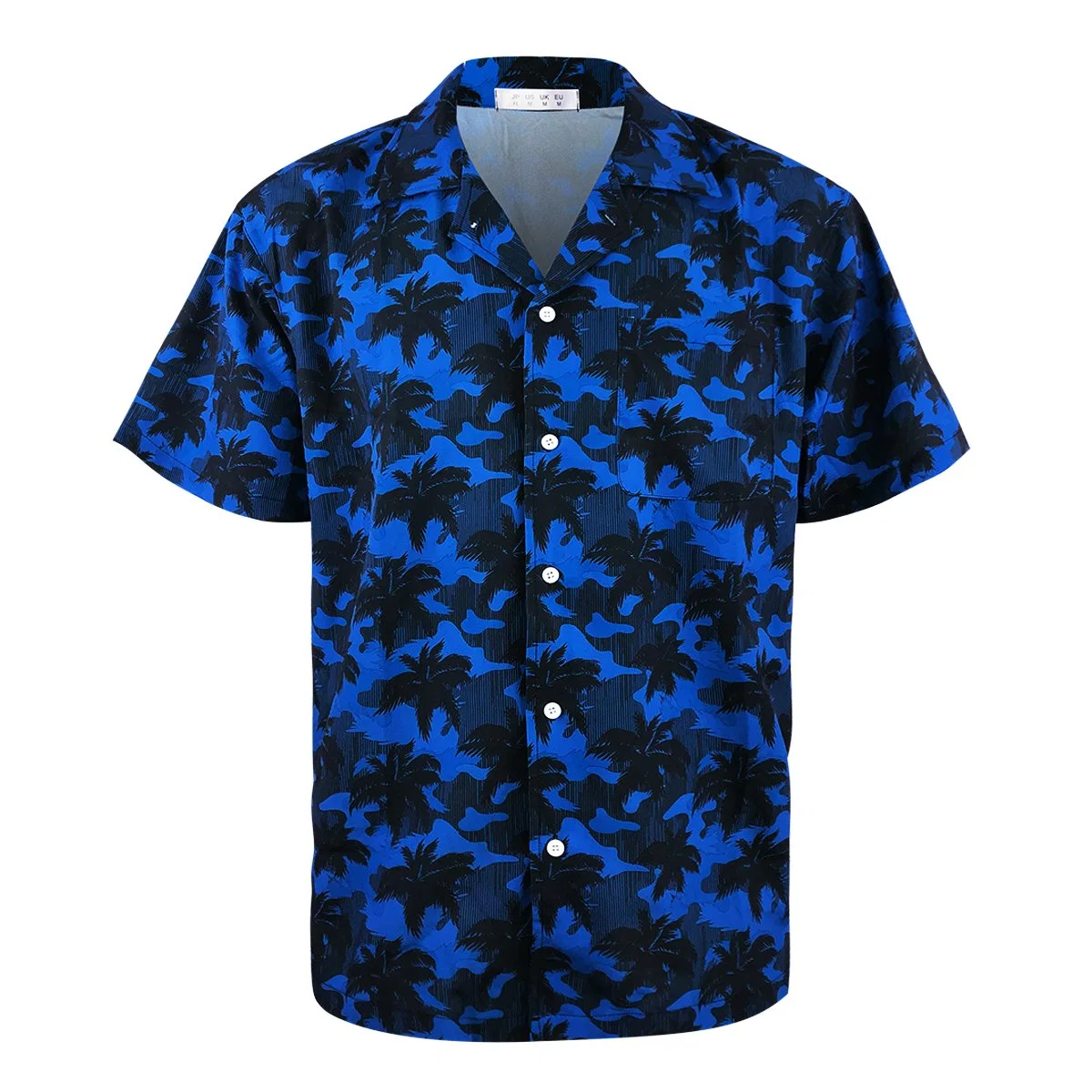 Camisas abotonada para hombre Camisa hawaiana con diseño de estampado personalizado