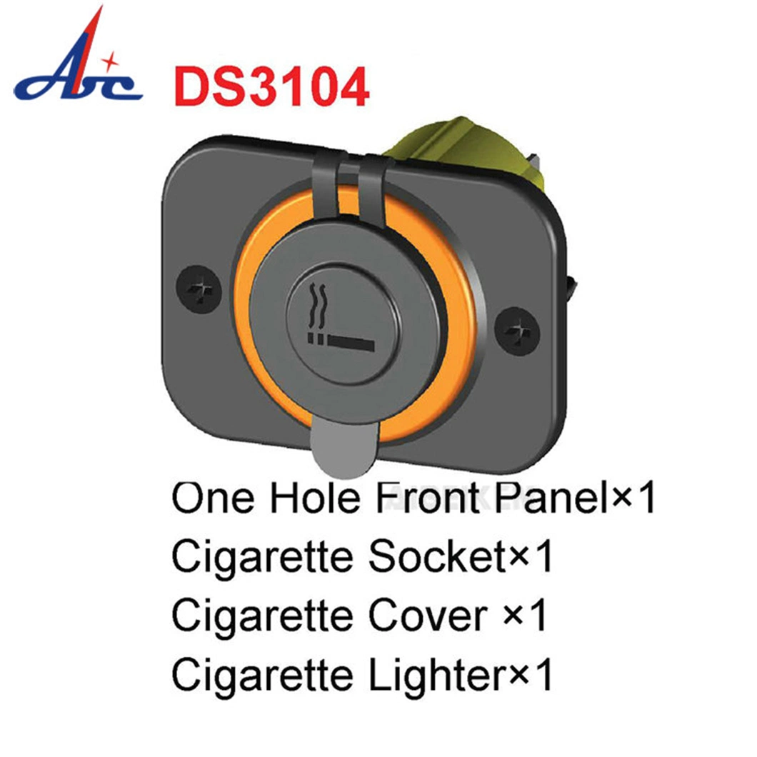 Power Socket Automatic Cigarette Lighter with One Port Panel