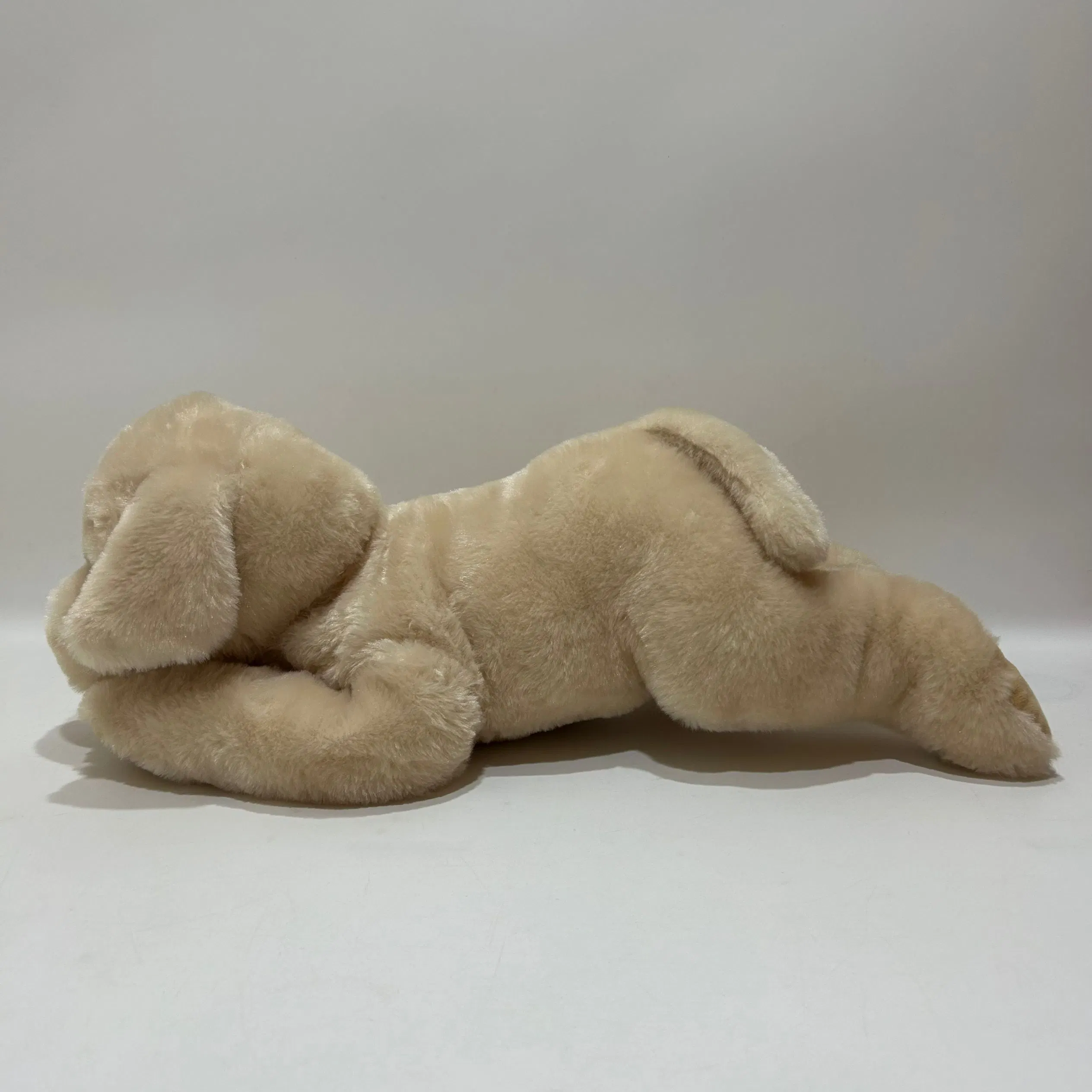 Plush Golden Retriever for Christmas with Hat Adorable Stuffed Toys