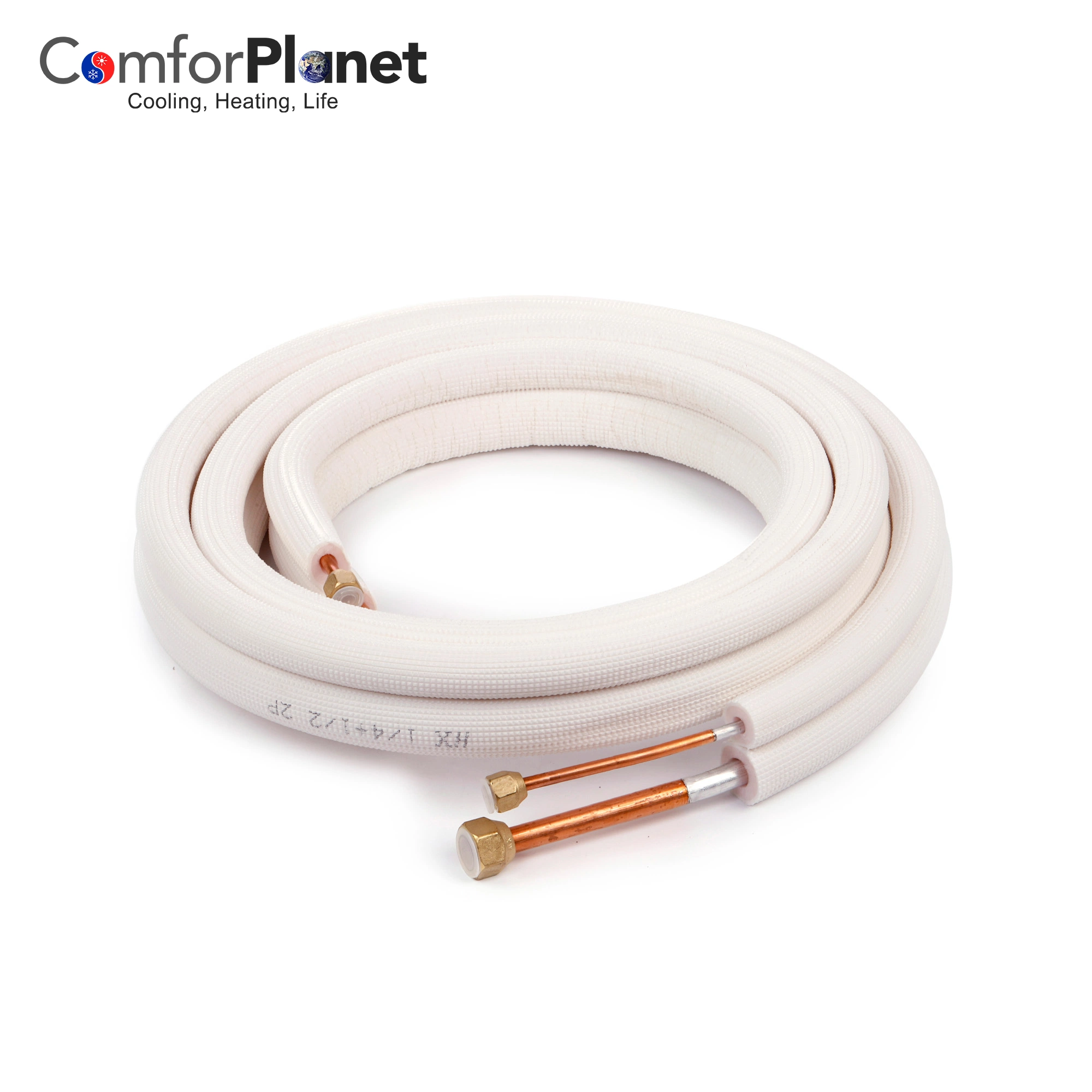 Factory Wholesale/Supplier Price PE Foam Coated Insulation Copper Pipe Pair Coil Insulated Copper Tube for Split Air Conditioner