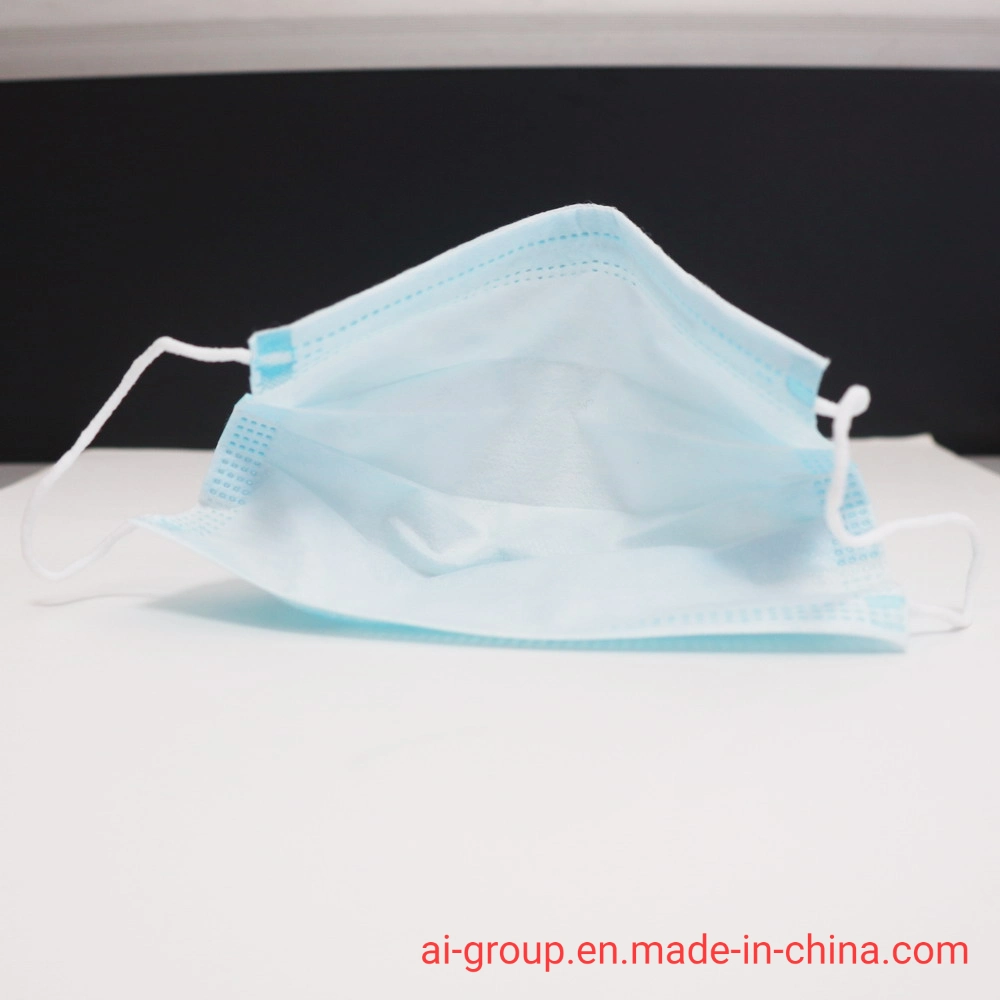 Disposable Three Layer Face Mask Suppliers Pollution Virus Protection