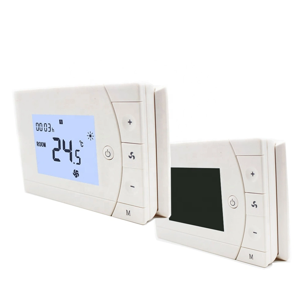 4 Pipe System Modbus Thermostat Classic Design Wall Mounted Home Temperature Controller with Keycard