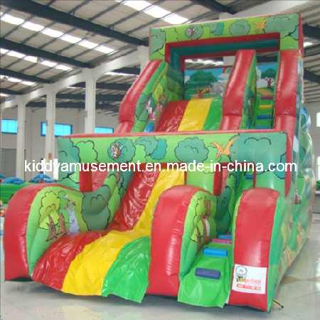 Klassische chinesische Aufblasbare Sprungfederspielzeug Jumping House Castle Slide für Vergnügungsparken Spielplatz
