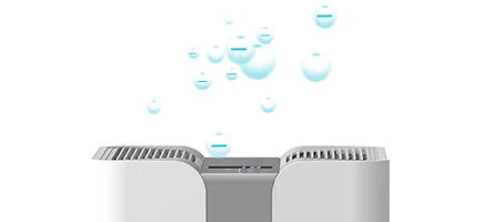 Purificador de aire UV de aniones opcional función WiFi dispositivo inteligente de la oficina en casa de alimentación de la fábrica