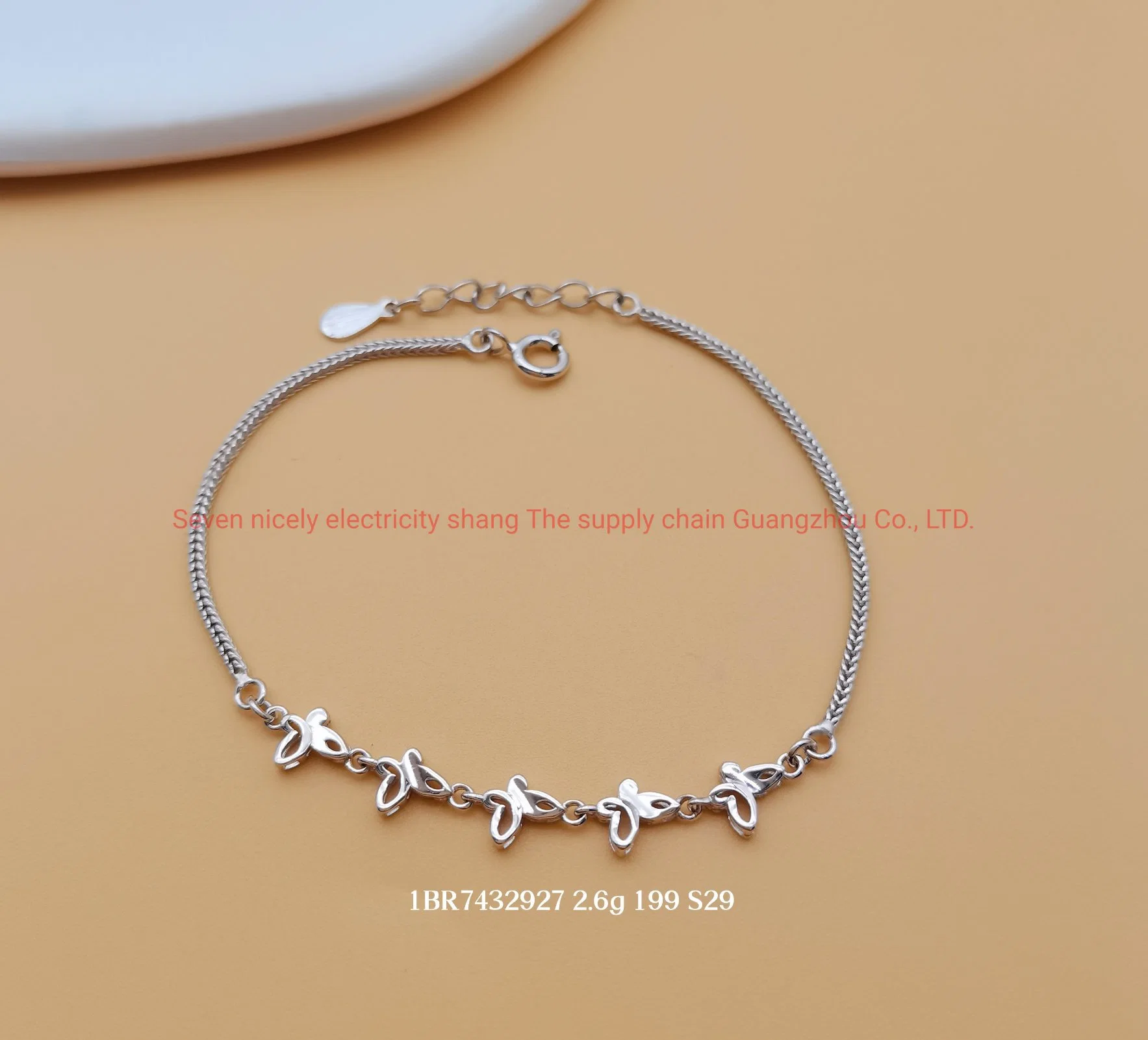 Mode Heißer Verkauf Custom Schmuck 925 Sterling Silber Neues Design Blumen Armband mit CZ Großhandel Schmuck