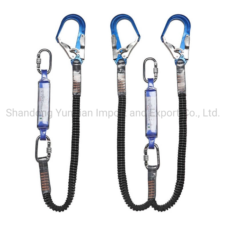 Elastic Buffer Bag Safety Rope Double Hook Connection