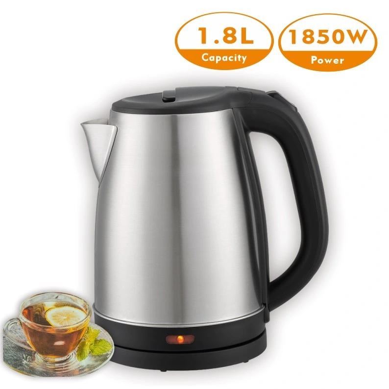 1.8L Electric Cordless Kettle with Easy to Store Base Simple Conventional CB Certificate