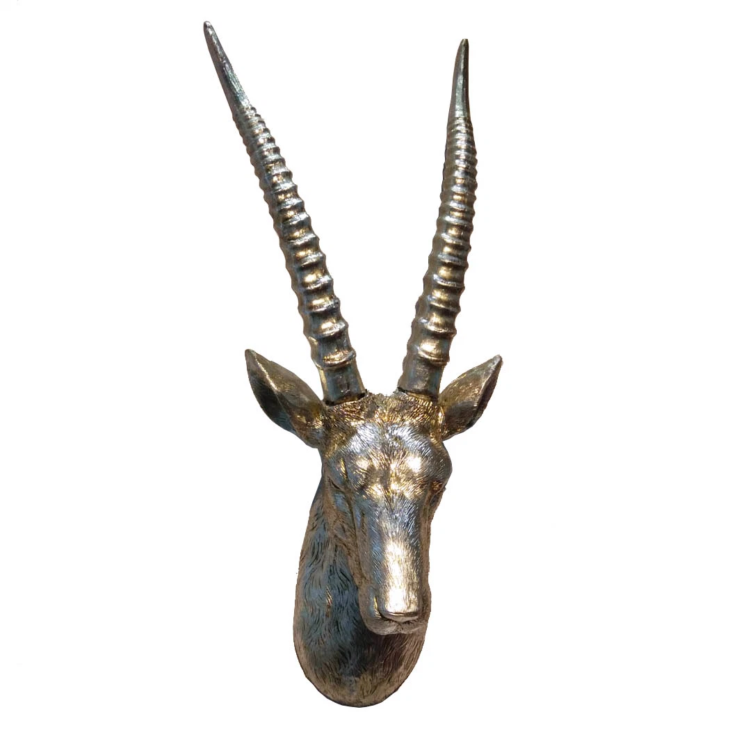 Resin Mini Antelope Head Indoor Decoration Wall Art