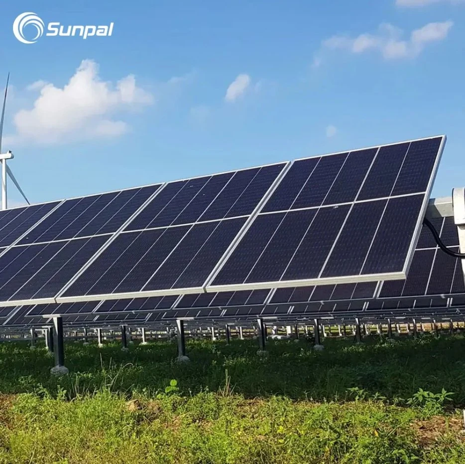 Sunpal Doble vidrio 53W 540w 550W Solar Panel 182 Cell Módulo Solar Mono PV para sistema Solar