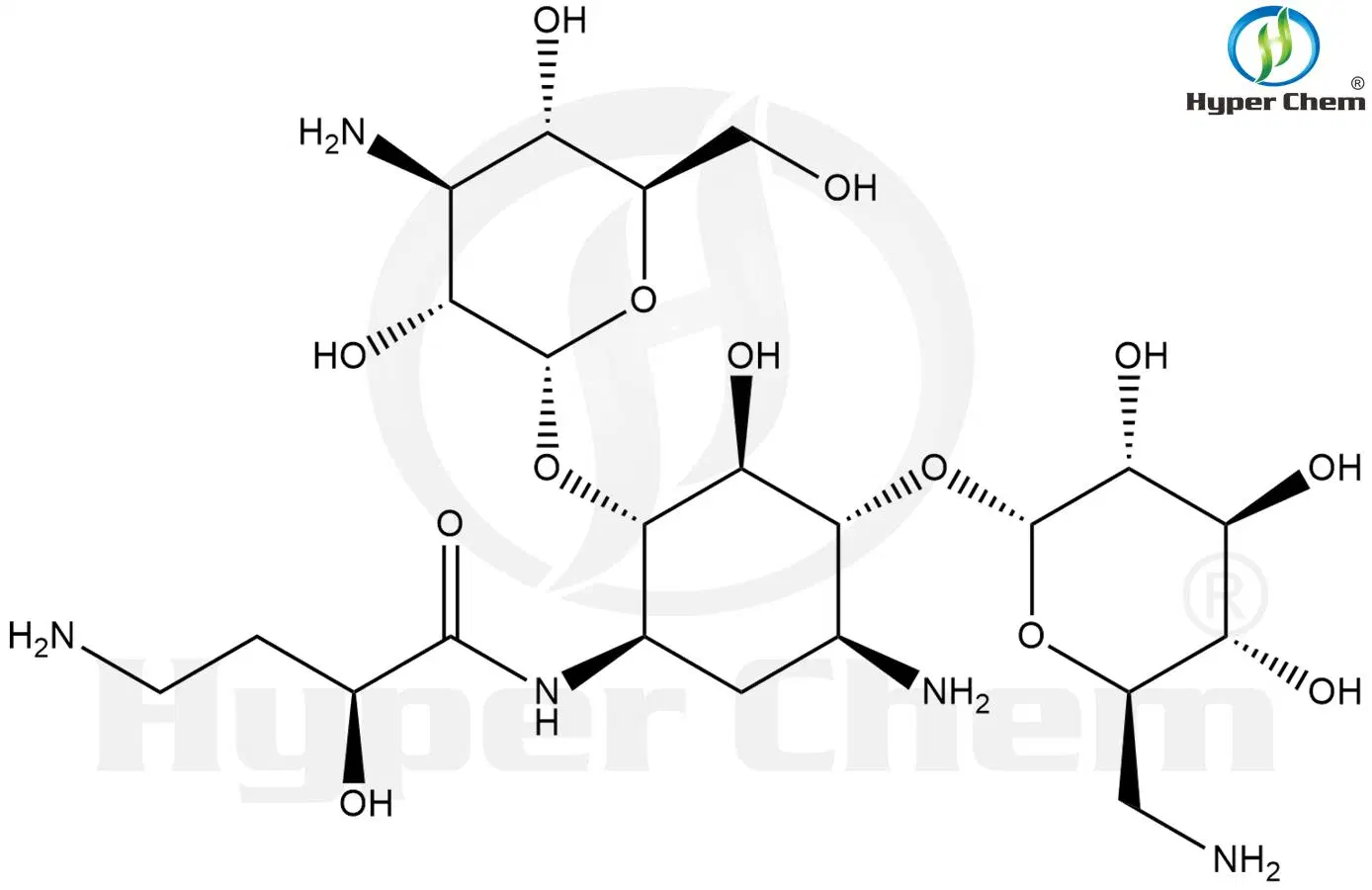 Aminoglycoside Antibiotics Amikacin 37517-28-5 for Bacterial-infected Treatment