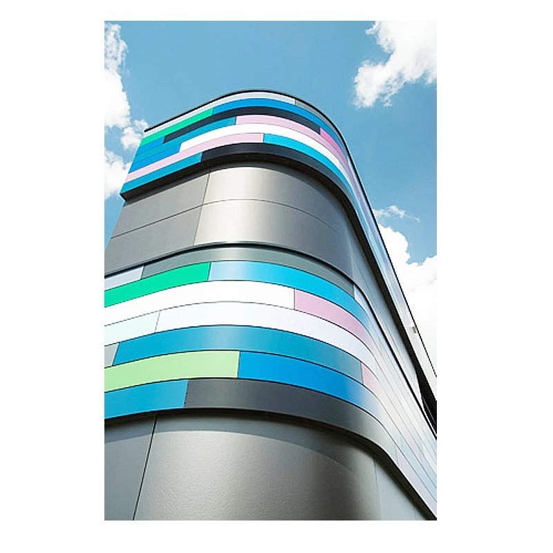 Facade ACP Sheet Aluminium Sandwich Panel Silver ACP Composite Curtain Wall