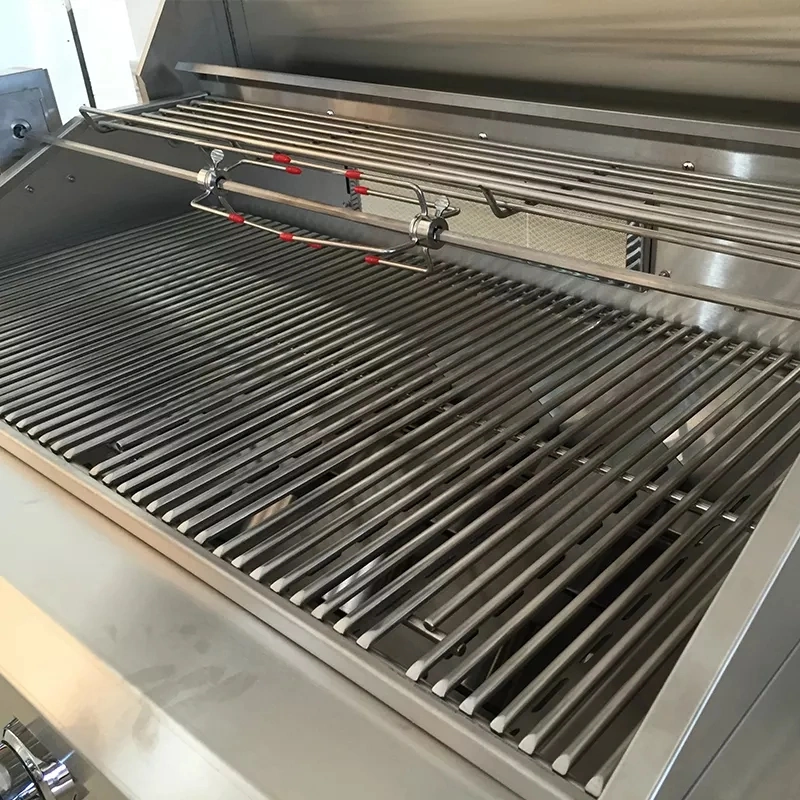 Nouveau design en acier inoxydable à gaz ménagers grill Cuisine extérieure Cabinet de l'île