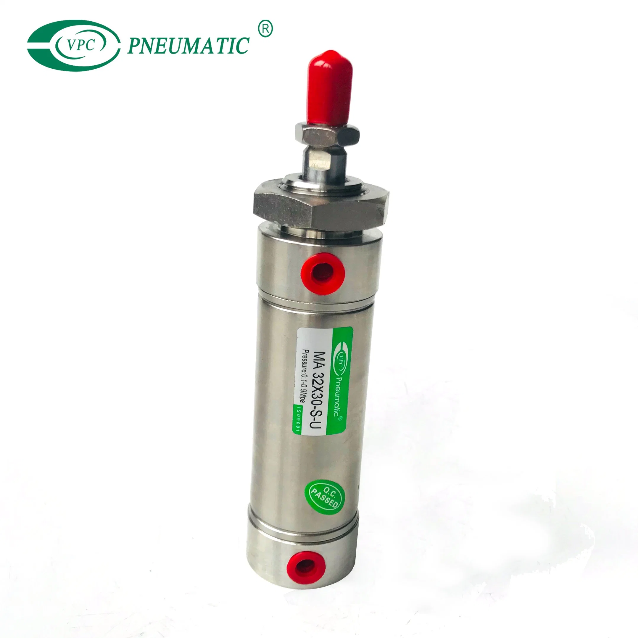 32mm Bore Stainless Steel Round Pneumatic Cylinders for Food Industry