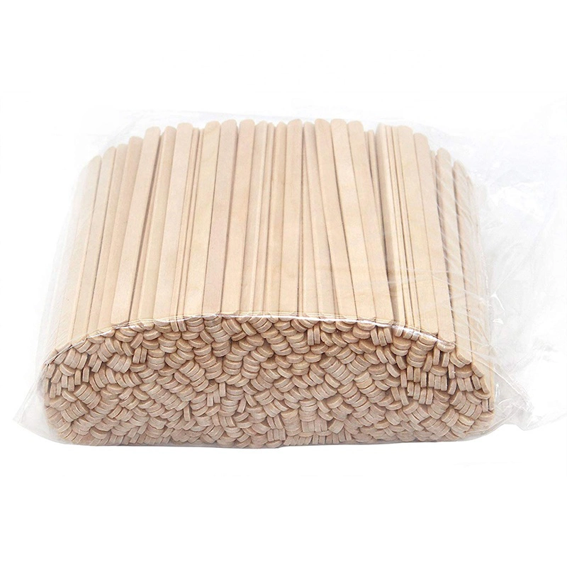 China Suppliers Disposable Wooden/ Bamboo Coffee Stirrer with Paper Wrapped